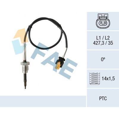 Sensor de Temperatura de Gases Mercedes-Benz Vito Viano Sensor de Temperatura de Gases Mercedes-Benz Vito Viano