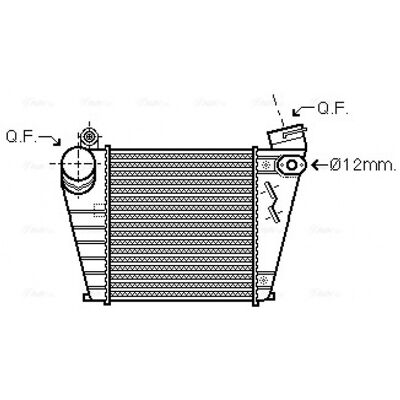 PRASCO AIA4200 Intercooler - Enfriador de aire, VW Golf 4, Bora, Audi A3, Seat Leon PRASCO AIA4200 Intercooler - Enfriador de aire, VW Golf 4, Bora, Audi A3, Seat Leon