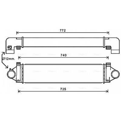 PRASCO AUA4218 Intercooler - Land Rover, Ford, Volvo SUV - Intercooler PRASCO AUA4218 Intercooler - Land Rover, Ford, Volvo SUV - Intercooler