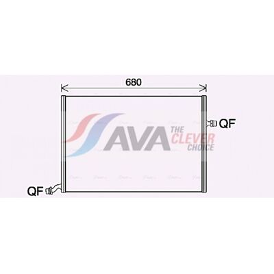 Ava Quality Cooling MS2712 Radiador - Aletas de Enfriamiento Soldadas Ava Quality Cooling MS2712 Radiador - Aletas de Enfriamiento Soldadas