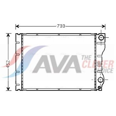 Radiador de Aluminio PRASCO RTA2293 - Sistema de Refrigeración Radiador de Aluminio PRASCO RTA2293 - Sistema de Refrigeración