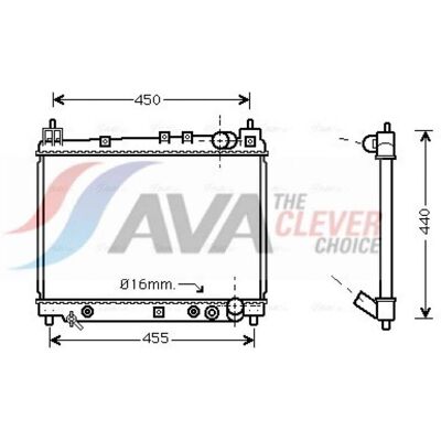 PRASCO TO2259 Radiador de aluminio - Sistema de enfriamiento para Toyota Yaris I 3/5 puertas PRASCO TO2259 Radiador de aluminio - Sistema de enfriamiento para Toyota Yaris I 3/5 puertas