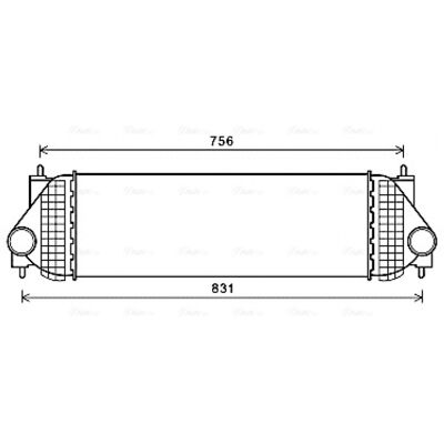 PRASCO SZA4134 Intercooler - Aire, Agua, SUZUKI Grand Vitara 2 SUV PRASCO SZA4134 Intercooler - Aire, Agua, SUZUKI Grand Vitara 2 SUV