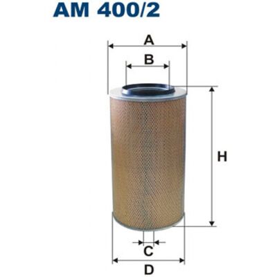 Filtron AM 400/2 - Filtro de aire para KAMAZ - 740511095560 Filtron AM 400/2 - Filtro de aire para KAMAZ - 740511095560