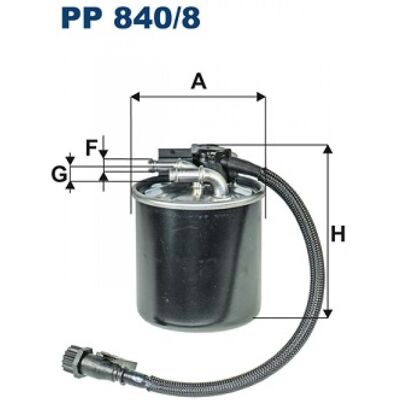 Filtro de combustible Filtron PP 840/8 - Para Mercedes-Benz, Clase E, Sprinter Filtro de combustible Filtron PP 840/8 - Para Mercedes-Benz, Clase E, Sprinter