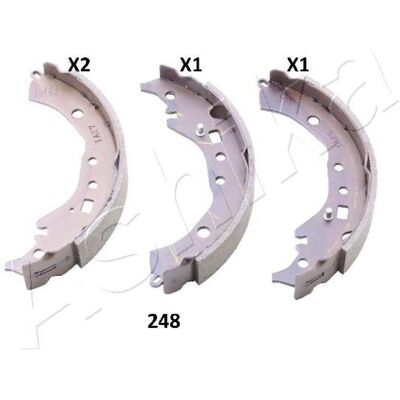 Ashika 5502248 Zapatas de freno traseras - Zapatas de freno Ashika 5502248 Zapatas de freno traseras - Zapatas de freno