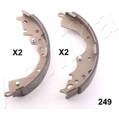 ASHIKA Zapatas de Freno Toyota Hiace - Eje Trasero 255mm - Confiable ASHIKA Zapatas de Freno Toyota Hiace - Eje Trasero 255mm - Confiable