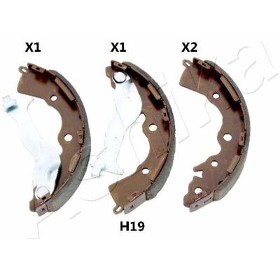 Conjunto de Zapatas de Freno Ashika 550HH19 - Eje trasero Conjunto de Zapatas de Freno Ashika 550HH19 - Eje trasero