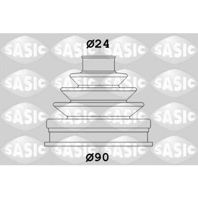 SASIC Juego de fuelle para árbol de transmisión - 3B0498203F, 441498203A, 8D0498203B - Kit para Audi, Volkswagen, BMW, Skoda SASIC Juego de fuelle para árbol de transmisión - 3B0498203F, 441498203A, 8D0498203B - Kit para Audi, Volkswagen, BMW, Skoda