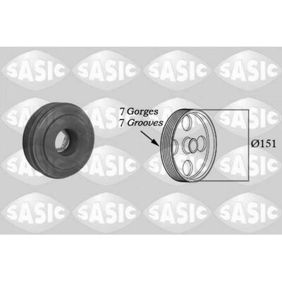 Polea SASIC 2154021 para Renault Master y Opel Movano Polea SASIC 2154021 para Renault Master y Opel Movano