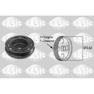 SASIC 2156024 Polea de Tiempo - Opel Zafira B, Corsa D, Astra G - 142mm, 5Dientes SASIC 2156024 Polea de Tiempo - Opel Zafira B, Corsa D, Astra G - 142mm, 5Dientes