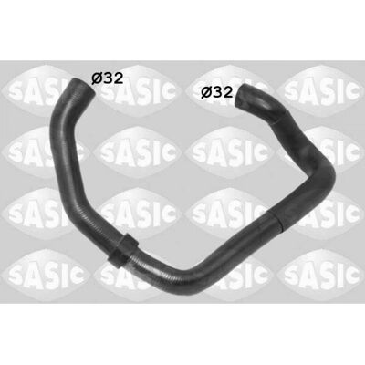 Manguera de refrigeración Sasic para Audi A3, Seat Altea, Leon - Inferior izquierda Manguera de refrigeración Sasic para Audi A3, Seat Altea, Leon - Inferior izquierda