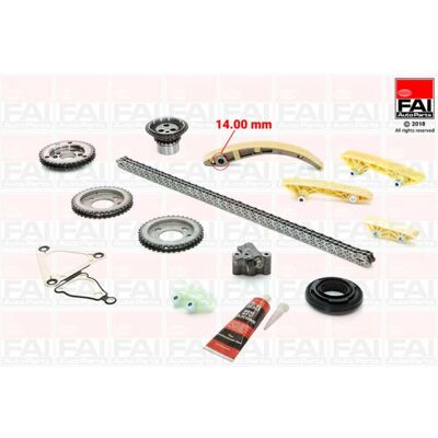 Fai Autoparts Modelo TCK160 Juego de cadenas de distribución duplex - Juego de cadenas Fai Autoparts Modelo TCK160 Juego de cadenas de distribución duplex - Juego de cadenas