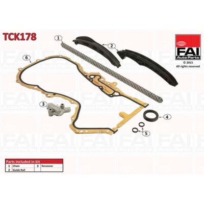 FAI AutoParts TCK178 Kit de cadena de distribución - Kit de cadena FAI AutoParts TCK178 Kit de cadena de distribución - Kit de cadena