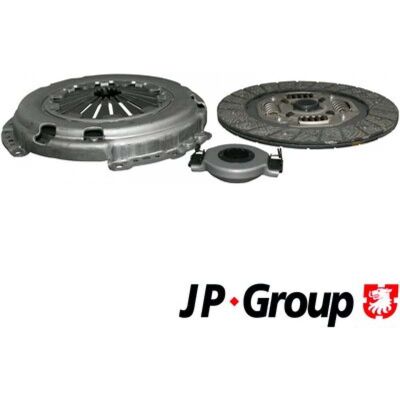JP GROUP 1130401310 Juego de Embrague - 200mm, 24 Dientes, Con Embrague de Desprendimiento - Juego de embrague para VW, Seat JP GROUP 1130401310 Juego de Embrague - 200mm, 24 Dientes, Con Embrague de Desprendimiento - Juego de embrague para VW, Seat