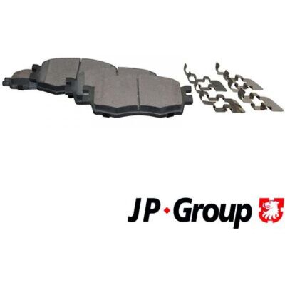 JP GROUP Pastillas de freno - Juego de frenos de disco delanteros para Hyundai Accent, Kia Rio 2 JP GROUP Pastillas de freno - Juego de frenos de disco delanteros para Hyundai Accent, Kia Rio 2