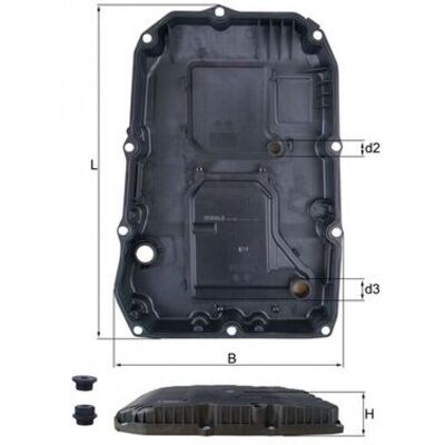 Kit de cárter de aceite MAHLE ORIGINAL HX 196 para Mercedes-Benz GLC SUV y sedanes C/E Kit de cárter de aceite MAHLE ORIGINAL HX 196 para Mercedes-Benz GLC SUV y sedanes C/E