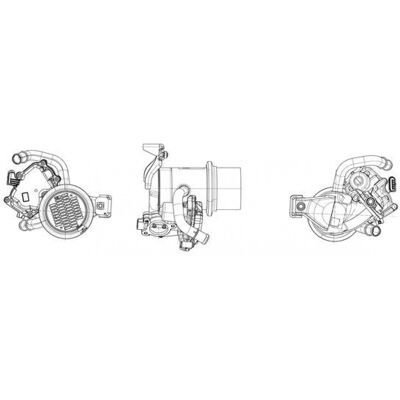 Enfriador EGR MAHLE ORIGINAL CE 54 000P con Válvula - Enfriador EGR Enfriador EGR MAHLE ORIGINAL CE 54 000P con Válvula - Enfriador EGR