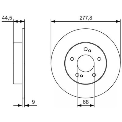 Disco de freno Bosch Maxima QX - Acero de alta calidad Disco de freno Bosch Maxima QX - Acero de alta calidad