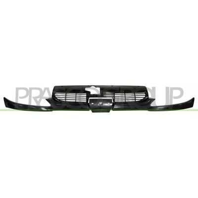 Peugeot 206 BLIC Parrilla de Radiador - Gris/Negro - Panel Frontal Peugeot 206 BLIC Parrilla de Radiador - Gris/Negro - Panel Frontal