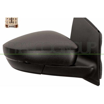 PRASCO VG0237113 - Espejo exterior derecho - Negro - Ajustable - Volkswagen Polo V PRASCO VG0237113 - Espejo exterior derecho - Negro - Ajustable - Volkswagen Polo V