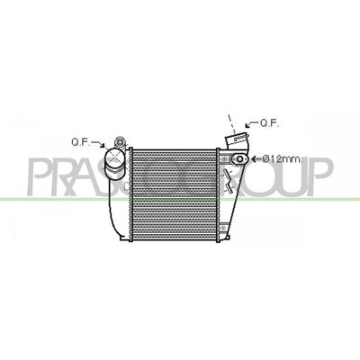 Intercooler PRASCO AD016N004 - Conexiones rápidas Intercooler PRASCO AD016N004 - Conexiones rápidas