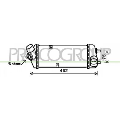 Intercooler PRASCO HN019N001 - KIA RIO 2 Intercooler PRASCO HN019N001 - KIA RIO 2