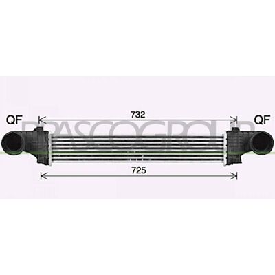Intercooler PRASCO ME039N003 - Conexiones rápidas Intercooler PRASCO ME039N003 - Conexiones rápidas