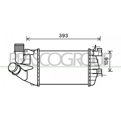 Intercooler PRASCO OP410N003 - Zafira B, Astra H GTC, Astra H 3/5 puertas Intercooler PRASCO OP410N003 - Zafira B, Astra H GTC, Astra H 3/5 puertas