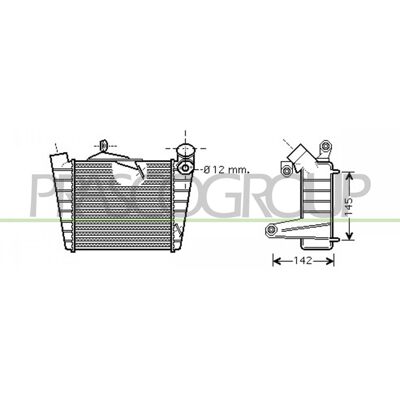 PRASCO SK320N001 Intercooler - Pieza de coche PRASCO SK320N001 Intercooler - Pieza de coche