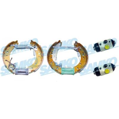 Zapatas de freno Citroën C2 C3 Peugeot 1007 - Kit de tambor preensamblado Zapatas de freno Citroën C2 C3 Peugeot 1007 - Kit de tambor preensamblado