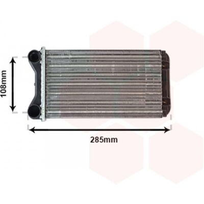 VAN WEZEL 8E1820031 Calefactor / Radiador para Audi A4 Seat Exeo VAN WEZEL 8E1820031 Calefactor / Radiador para Audi A4 Seat Exeo