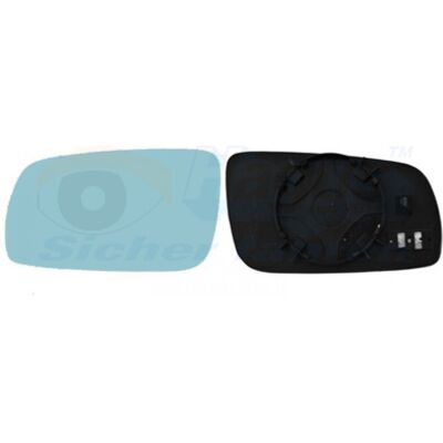 Van Wezel A3 A4 A6 Espejo con calefacción - Cristal de espejo azul Van Wezel A3 A4 A6 Espejo con calefacción - Cristal de espejo azul