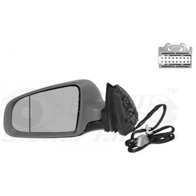 Van Wezel Modelo 0325817 - Espejo exterior - En primer - Completo, con calefacción y eléctrico - Para Audi A4 Van Wezel Modelo 0325817 - Espejo exterior - En primer - Completo, con calefacción y eléctrico - Para Audi A4