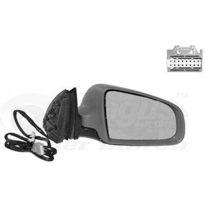 Van Wezel Modelo 0325818 - Espejo exterior convexo con calefacción eléctrica Van Wezel Modelo 0325818 - Espejo exterior convexo con calefacción eléctrica