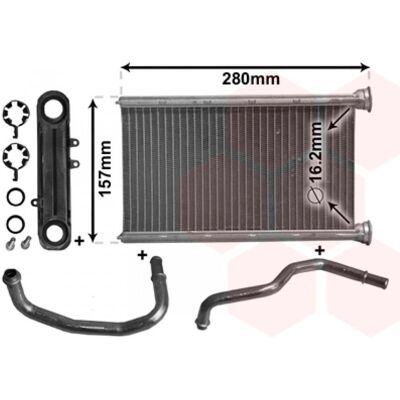 VAN WEZEL 21006069 Radiador - Rejilla de aluminio - IR PLUS VAN WEZEL 21006069 Radiador - Rejilla de aluminio - IR PLUS
