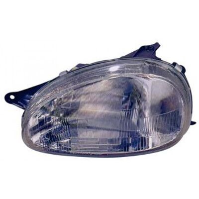 Faros delanteros izquierdo Van Wezel para Opel Corsa/Combo B - H4 Halógeno, Sin ajuste de altura Faros delanteros izquierdo Van Wezel para Opel Corsa/Combo B - H4 Halógeno, Sin ajuste de altura