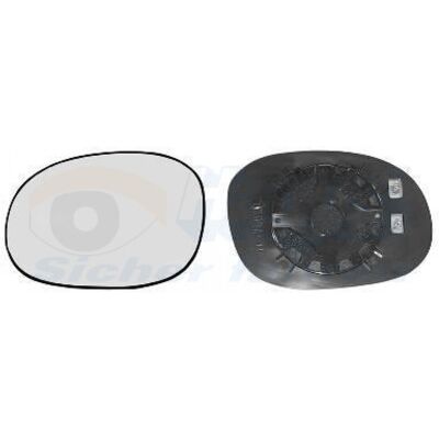 Van Wezel Modelo 4028838 Espejo Convexo Calefactable Derecho - Cristal de Espejo Van Wezel Modelo 4028838 Espejo Convexo Calefactable Derecho - Cristal de Espejo
