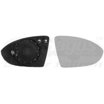 Van Wezel VW Golf Cristal de Espejo Convexo Calefactable - Espejo Exterior Derecho Van Wezel VW Golf Cristal de Espejo Convexo Calefactable - Espejo Exterior Derecho