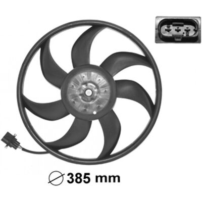 VAN WEZEL 5827745 Ventilador Eléctrico - Enfriamiento del Motor VAN WEZEL 5827745 Ventilador Eléctrico - Enfriamiento del Motor