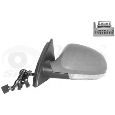 Espejo exterior Van Wezel 5839807 - Primer Espejo exterior Van Wezel 5839807 - Primer