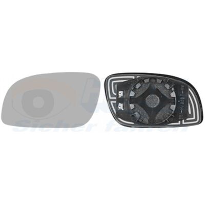 VAN WEZEL Espejo Retrovisor Izquierdo Calefactable Asférico VAN WEZEL Espejo Retrovisor Izquierdo Calefactable Asférico