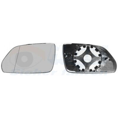 Cristal de espejo lateral izquierdo Van Wezel para Skoda Octavia - Sin calefacción, Asférico Cristal de espejo lateral izquierdo Van Wezel para Skoda Octavia - Sin calefacción, Asférico
