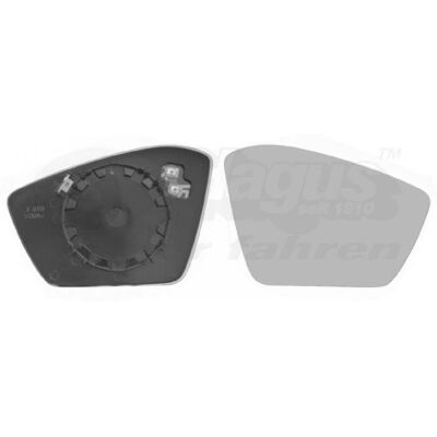 VAN WEZEL 7638838 Vidrio de espejo lateral derecho calefactable y convexo VAN WEZEL 7638838 Vidrio de espejo lateral derecho calefactable y convexo