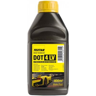 Textar Líquido de Freno - 0,5L - Adecuado para BMW, Ford, GM, Mazda, Nissan, Peugeot, Renault, Suzuki, Toyota, VW/Audi Textar Líquido de Freno - 0,5L - Adecuado para BMW, Ford, GM, Mazda, Nissan, Peugeot, Renault, Suzuki, Toyota, VW/Audi