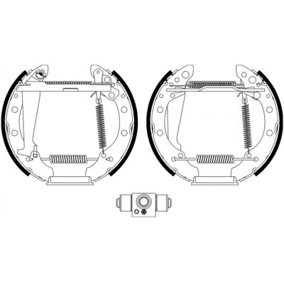Kit de Zapatas de Freno Textar - Compatible con Audi 80, Golf 3, Lupo Kit de Zapatas de Freno Textar - Compatible con Audi 80, Golf 3, Lupo