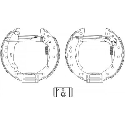 Zapatas de freno Peugeot 206 - Eje trasero - Alta calidad Zapatas de freno Peugeot 206 - Eje trasero - Alta calidad