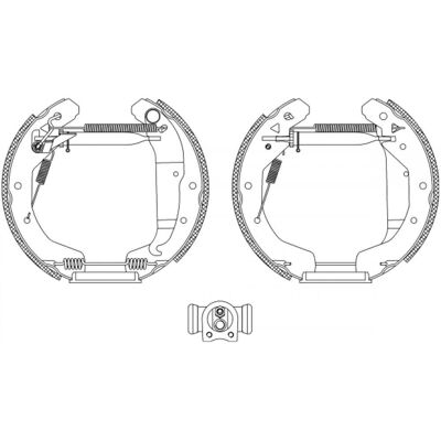Kit de Zapatas de Freno Textar - Frenos de Tambor - Modelo 84049001 Kit de Zapatas de Freno Textar - Frenos de Tambor - Modelo 84049001