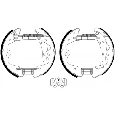 Textar Juego de Mâchoires de Frenos - 280mm, Hierro Fundido - Sistema de Frenos Textar Juego de Mâchoires de Frenos - 280mm, Hierro Fundido - Sistema de Frenos