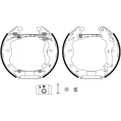 Kit de Zapatas de Freno Textar Sedici - Frenos de Tambor, Preensamblado, Diámetro 220mm Kit de Zapatas de Freno Textar Sedici - Frenos de Tambor, Preensamblado, Diámetro 220mm